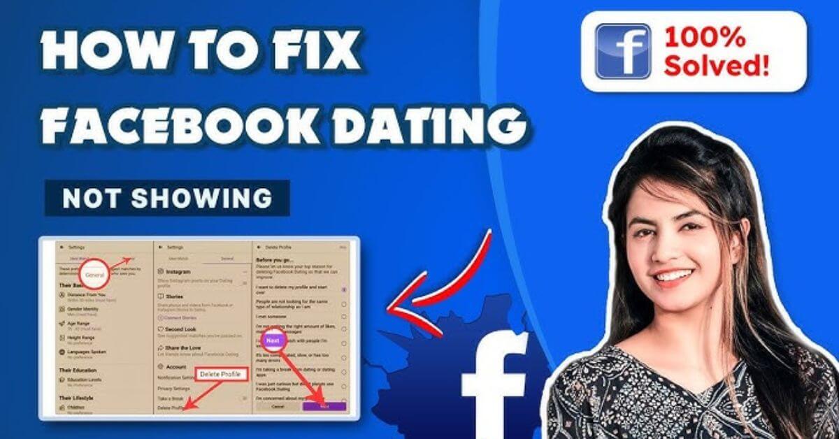 facebook dating not showing up